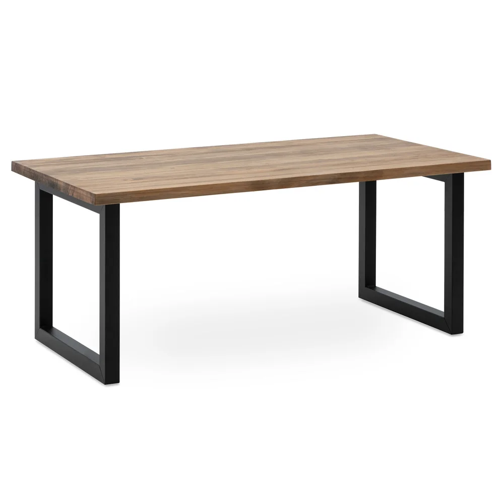 Mesa de Centro iCub Strong ECO 60x100x43 cm Negro Efecto Vintage Box Furniture