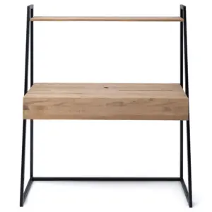 Tocador dormitorio estilo Industrial Negro Efecto Vintage - Imagen 7