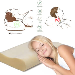 Almohada ergonómica cervical viscoelástica 33x50 9cm alto - Imagen 4